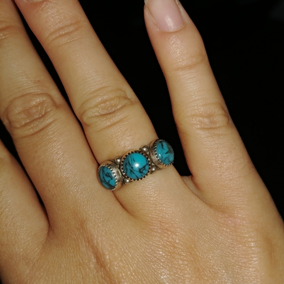 ⚜️ Vintage Turquoise Ring - Picture 2 of 6